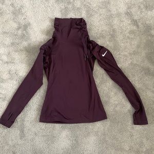 COPY - Plum Nike Dri-fit adjustable cowl neck pullover